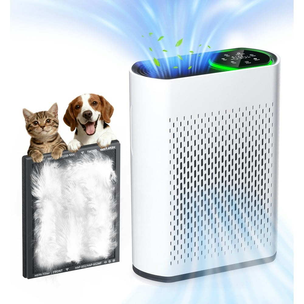 HEPA Air Purifier for 2,400 Square Foot Room: $99.99
