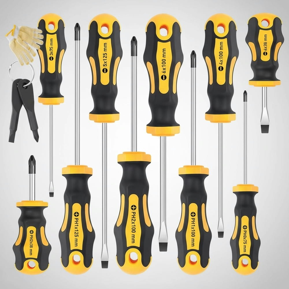 12-Piece Magnetic Screwdriver Set: $17.69