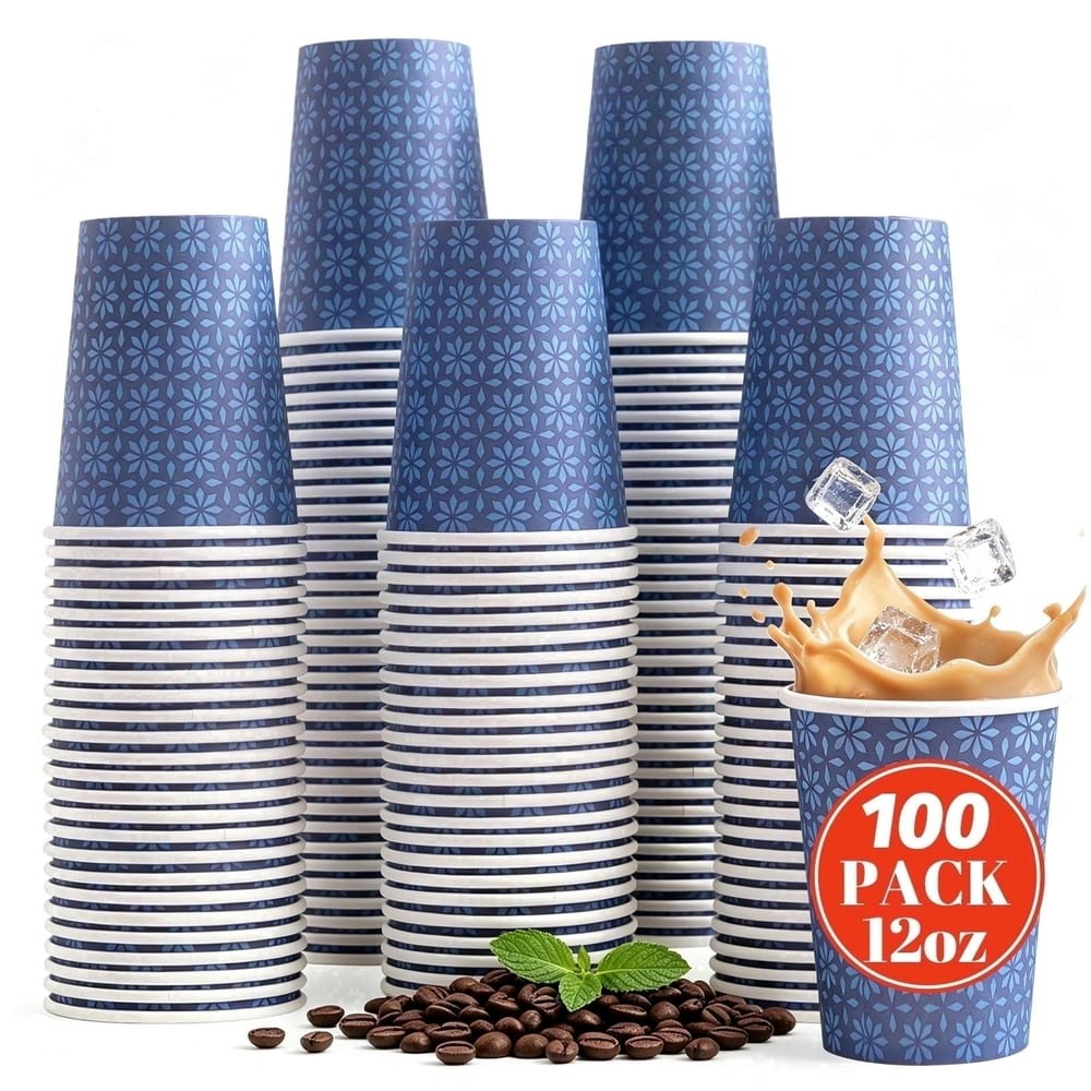 BYSNOW 12-oz. Disposable Paper Cups 100-Pack: $14.99 BYSNOW 12-oz. Disposable Paper Cups 100-Pack: $14.99