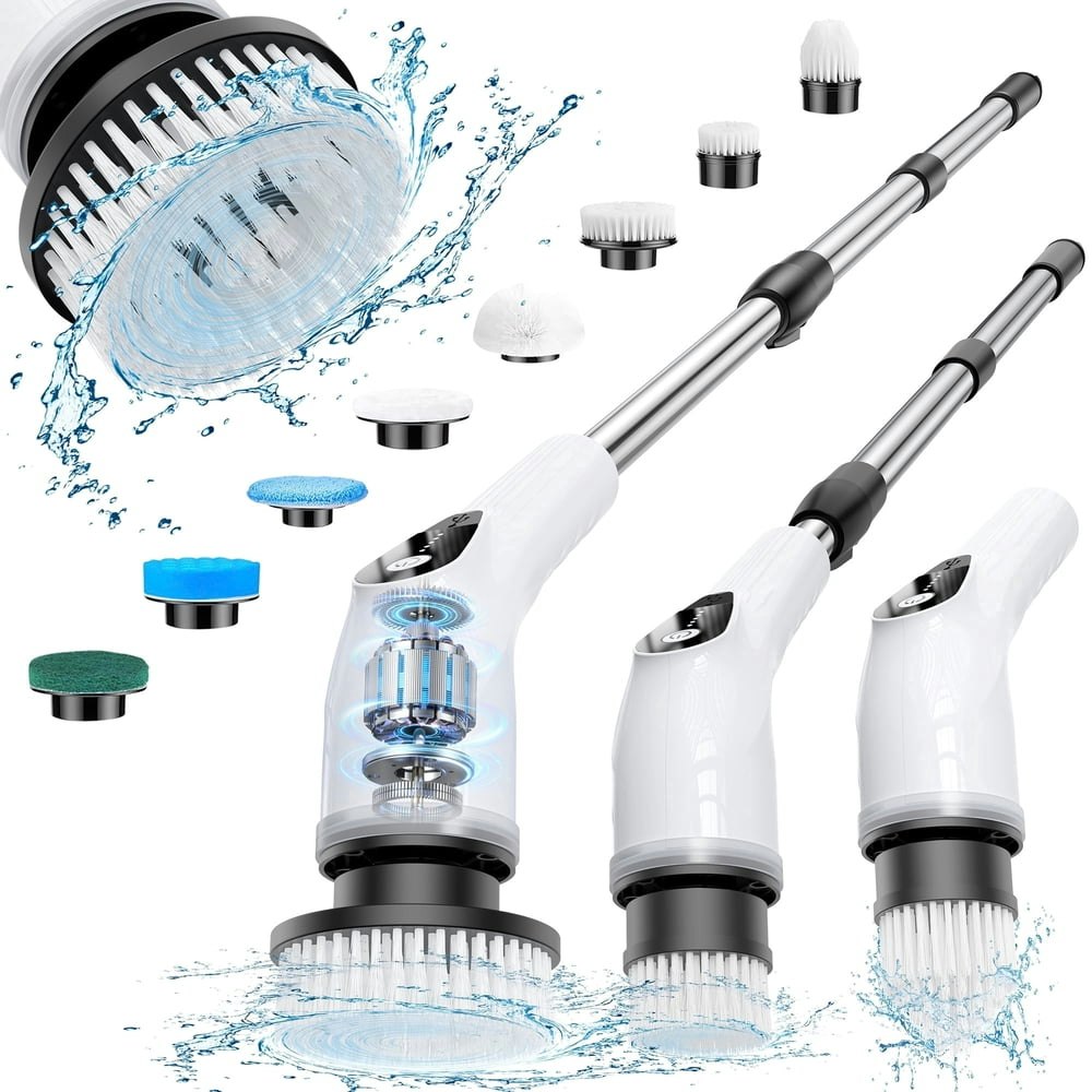 Yezivo 1,000-RPM Cordless Electric Spin Scrubber: $25.99