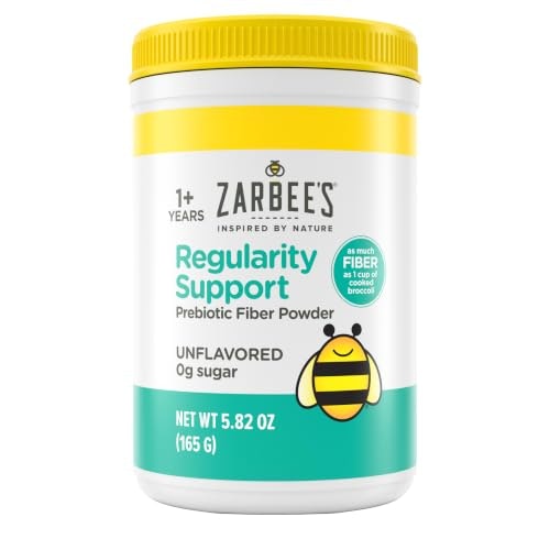 Zarbee's Kids Regularity Support Prebiotic Fiber Powder 5.82-oz.: $15.39 Zarbee's Kids Regularity Support Prebiotic Fiber Powder 5.82-oz.: $15.39