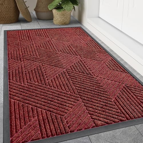 Smiry 47" x 32" Low-Profile Rubber Front Door Mat: $48.44 Smiry 47" x 32" Low-Profile Rubber Front Door Mat: $48.44