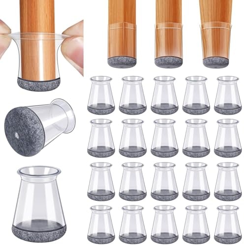 Bumaco Chair Leg Floor Protectors 20-Pack: $11.98