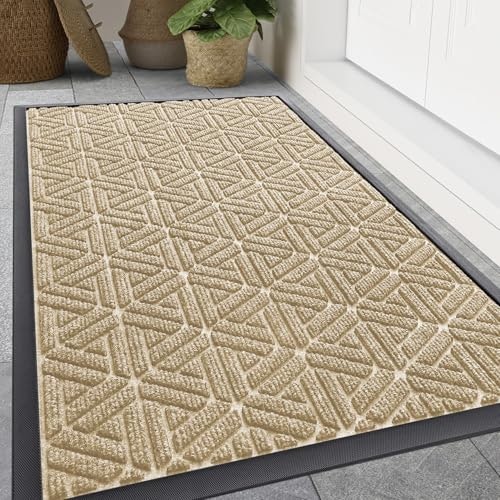 Smiry 47" x 32" Low-Profile Rubber Front Door Mat: $50.99 Smiry 47" x 32" Low-Profile Rubber Front Door Mat: $50.99