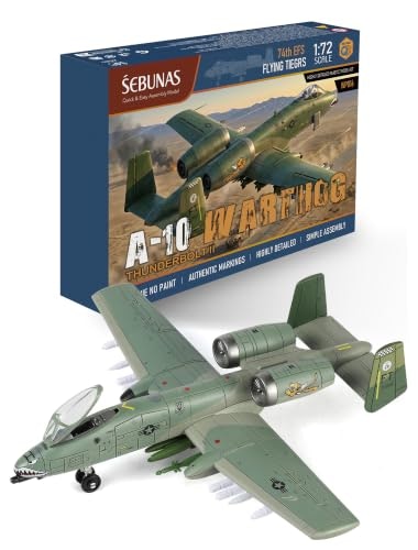 Sebunas 1:72 Scale A-10 Thunderbolt II Warthog Model Kit: $16.99