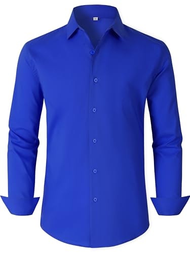 Bbibbi Men's Wrinkle-Free Long Sleeve Dress Shirt: $19.99
