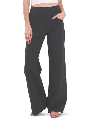 Houmous Women's High-Waisted Wide Leg Cotton Yoga Pants: $31.43 Houmous Women's High-Waisted Wide Leg Cotton Yoga Pants: $31.43