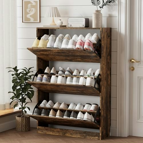 Xixini 3-Drawer Shoe Storage Cabinet: $101.99