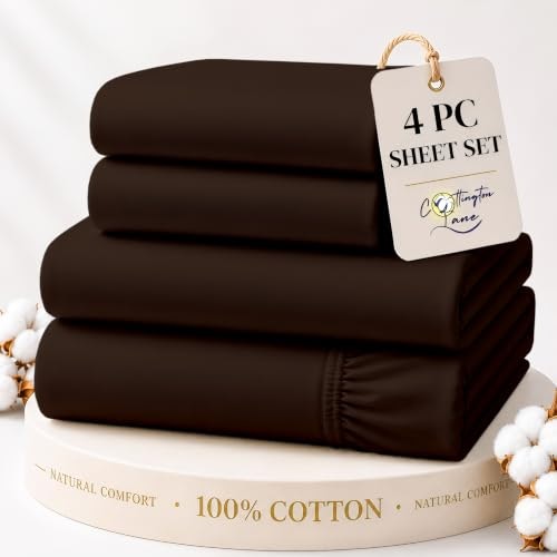 Cottington Lane Full Cotton Sheet Set 4-Pack: $39.94 Cottington Lane Full Cotton Sheet Set 4-Pack: $39.94