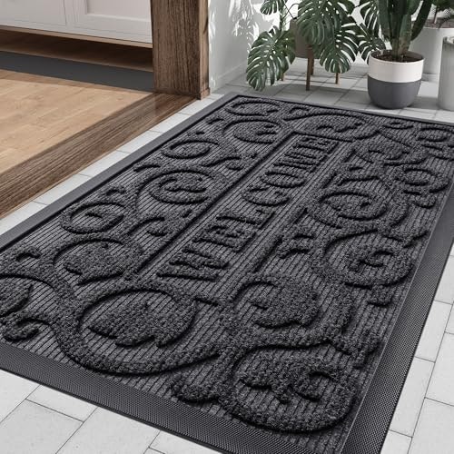 Smiry 35x23-Inch Low Profile Rubber Front Door Mat: $36.54 Smiry 35x23-Inch Low Profile Rubber Front Door Mat: $36.54