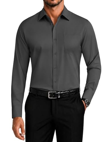Coofandy Men's Long Sleeve Wrinkle-Free Button Down Dress Shirt: $19.98 Coofandy Men's Long Sleeve Wrinkle-Free Button Down Dress Shirt: $19.98