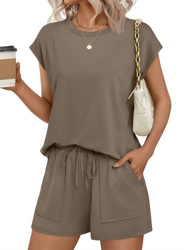 Ekouaer Women's Two-Piece Lounge Set: $29.74 Ekouaer Women's Two-Piece Lounge Set: $29.74