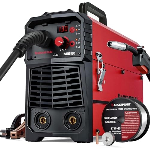 Arccaptain 130A Flux Core MIG, Stick, and Lift TIG Welder: $109.98 Arccaptain 130A Flux Core MIG, Stick, and Lift TIG Welder: $109.98