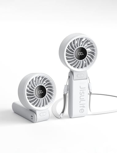 Jisulife 3-in-1 Portable Handheld Desk and Neck Fan: $23.98