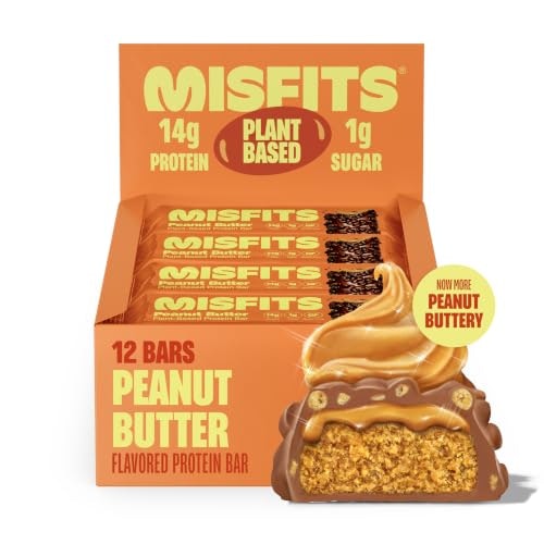 Misfits Peanut Butter Fudge Vegan Protein Bars 12-Pack: $23.69 Misfits Peanut Butter Fudge Vegan Protein Bars 12-Pack: $23.69