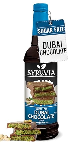 Syruvia Sugar Free Dubai Chocolate Coffee Syrup 25.4-oz.: $10.15 Syruvia Sugar Free Dubai Chocolate Coffee Syrup 25.4-oz.: $10.15