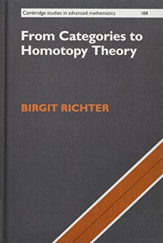 From Categories to Homotopy Theory: $42.50 From Categories to Homotopy Theory: $42.50