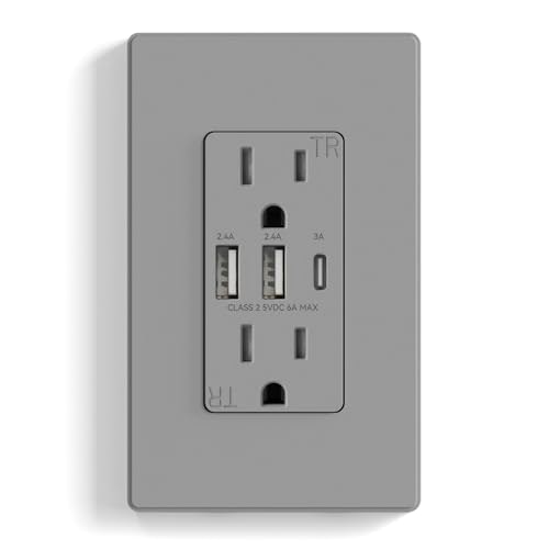 Elegrp 20A 30W USB-C 3-Port Wall Outlet: $9.47 Elegrp 20A 30W USB-C 3-Port Wall Outlet: $9.47