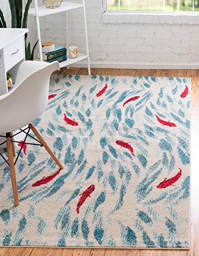 Unique Loom Positano Coastal Modern Area Rug 7' x 10': $102 Unique Loom Positano Coastal Modern Area Rug 7' x 10': $102
