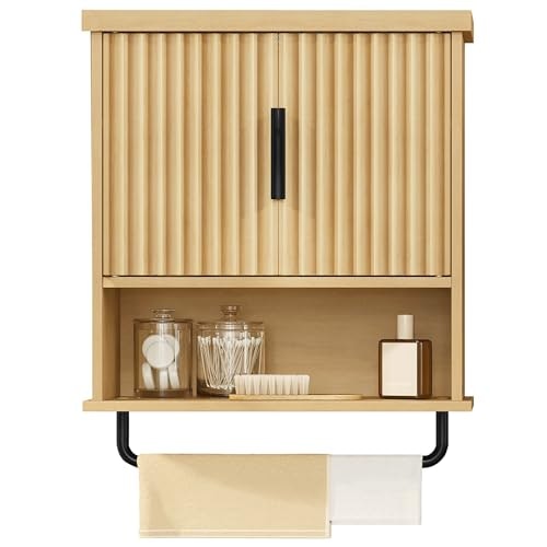 Vasagle 7.9" x 17.7" x 24" Wall Mounted Bathroom Cabinet with Towel Bar: $33.98 Vasagle 7.9" x 17.7" x 24" Wall Mounted Bathroom Cabinet with Towel Bar: $33.98