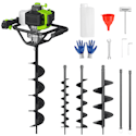 Workpro 62cc 1,600W Gas Powered Earth Auger System for $170 + free shipping