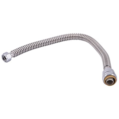 SharkBite 1-Inch x 3/4-Inch FIP x 24-Inch Flexible Water Softener Connector: $20 SharkBite 1-Inch x 3/4-Inch FIP x 24-Inch Flexible Water Softener Connector: $20
