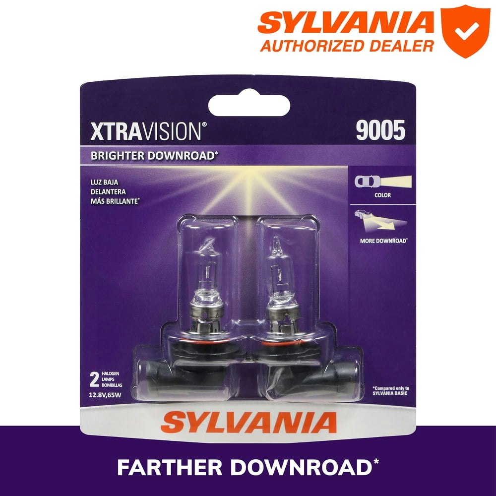 Sylvania 9005 XtraVision Halogen Headlight Bulb 2-Pack: $32.75