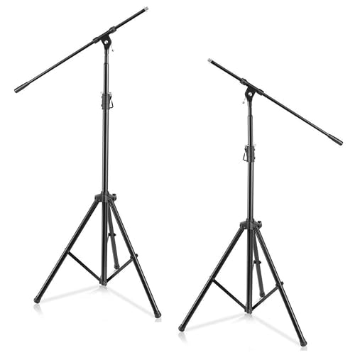 Pyle PMKS56 Adjustable Tripod Microphone Boom Stand 2-Pack: $57.39