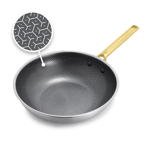 GreenPan Apex 11-Inch Tri-Ply Stainless Steel Ceramic Nonstick Wok: $48.98