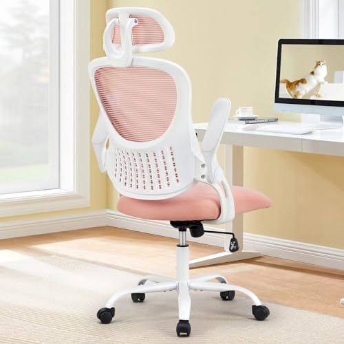 Sweetcrispy Mesh Office Chair with Lumbar Support: $67.94