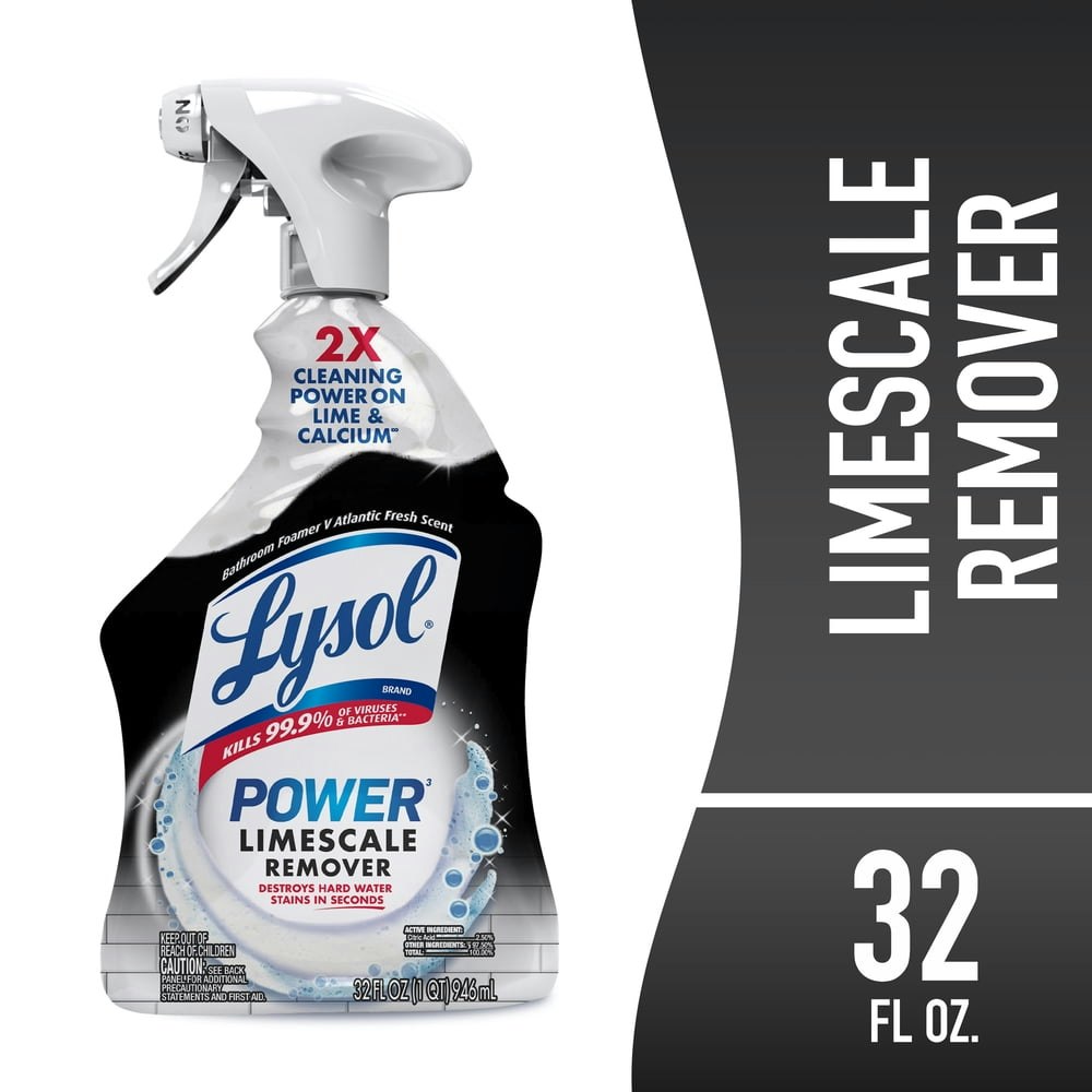 Lysol Power Limescale Remover Bathroom Cleaner Spray 32-fl oz: $3.84