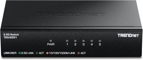Trendnet 5-Port 2.5Gb Switch: $42.99 Trendnet 5-Port 2.5Gb Switch: $42.99