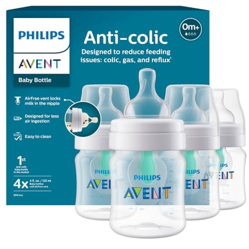 Philips Avent Anti-Colic Baby Bottle with AirFree Vent 4oz: $19.19 Philips Avent Anti-Colic Baby Bottle with AirFree Vent 4oz: $19.19