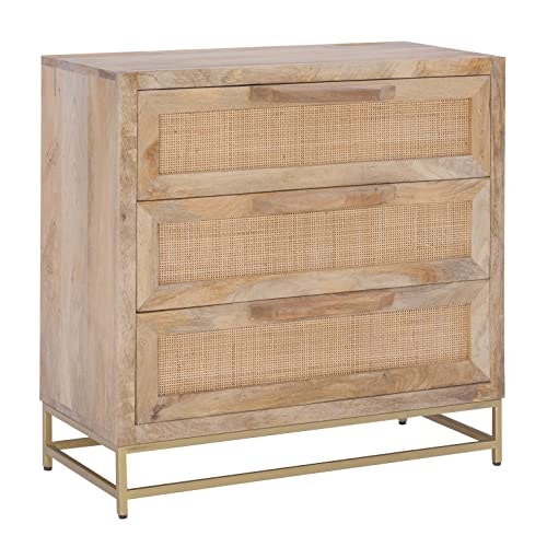 Powell Danika 3-Drawer Rattan Cabinet: $158.89 Powell Danika 3-Drawer Rattan Cabinet: $158.89