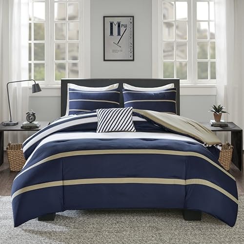 Comfort Spaces 4-Piece Queen Comforter Set: $28.32 Comfort Spaces 4-Piece Queen Comforter Set: $28.32