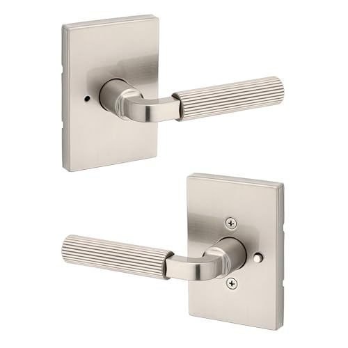 Kwikset Mirada Reeded Privacy Door Handle: $48 Kwikset Mirada Reeded Privacy Door Handle: $48