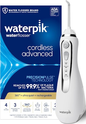 Waterpik Cordless Advanced Rechargeable Portable Water Flosser for $60 + free shipping