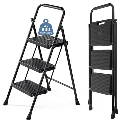 Dumos 800lb 3-Step Ladder: $29.93 Dumos 800lb 3-Step Ladder: $29.93