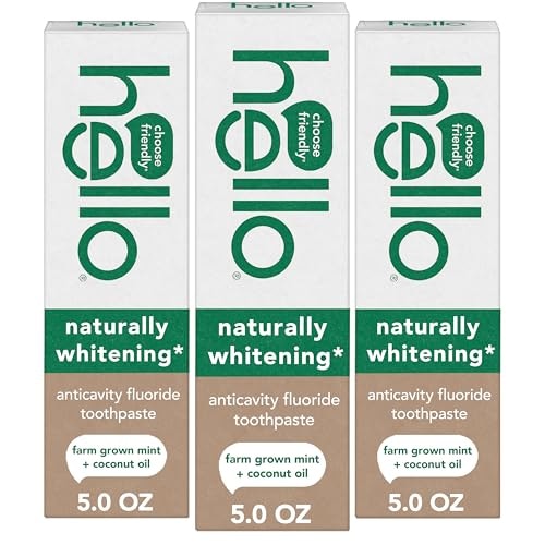Hello Naturally Whitening Fluoride Toothpaste 5-oz. 3-Pack: $16.17 Hello Naturally Whitening Fluoride Toothpaste 5-oz. 3-Pack: $16.17