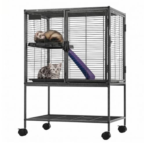 Vevor 2-Tier Rolling Small Animal Cage: $53.11 Vevor 2-Tier Rolling Small Animal Cage: $53.11