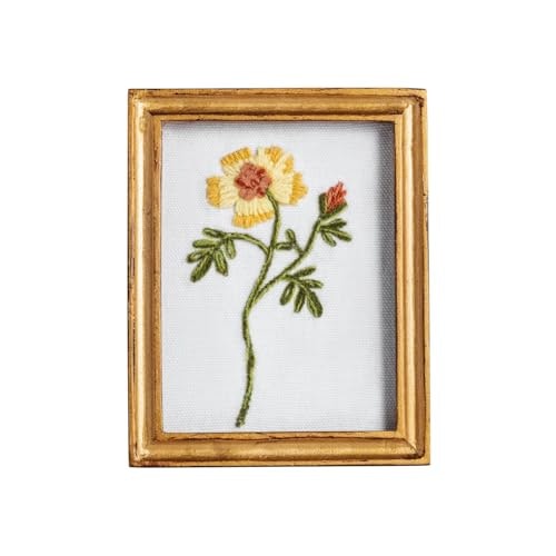Mud Pie Embroidered Floral Art Frame: $18.50