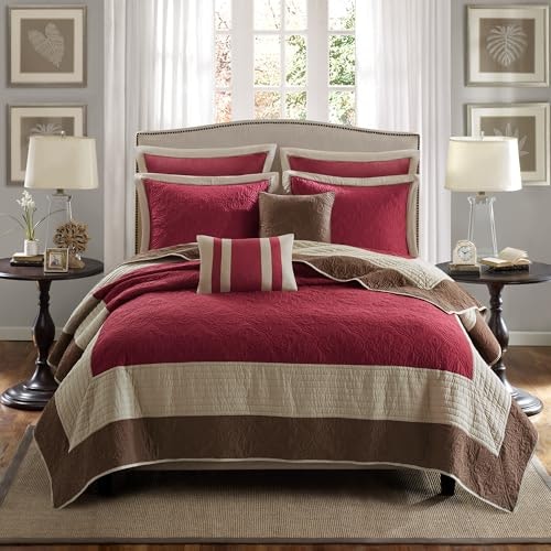 Madison Park Reversible Queen Quilt Set 7-Piece: $99.87