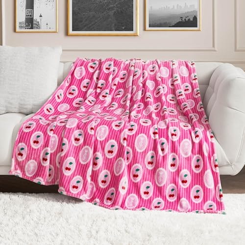 Juicy Couture 60" x 90" Plush Throw Blanket: $33.99
