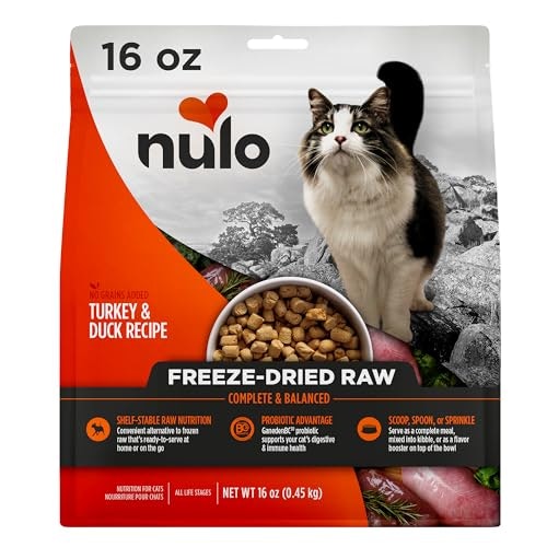 Nulo Freestyle Turkey & Duck Freeze-Dried Raw Cat Food 16oz: $38.71 Nulo Freestyle Turkey & Duck Freeze-Dried Raw Cat Food 16oz: $38.71