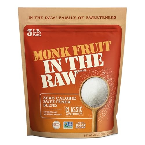 Monk Fruit In The Raw Sweetener 3-Pound Bag: $19.46 Monk Fruit In The Raw Sweetener 3-Pound Bag: $19.46