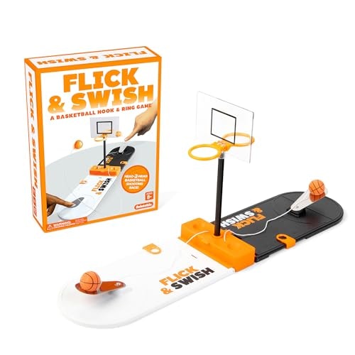 Flick & Swish Basketball Hook & Ring Game: $10.79 Flick & Swish Basketball Hook & Ring Game: $10.79