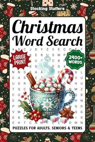 Christmas Word Search Puzzles for Adults: $4.69 Christmas Word Search Puzzles for Adults: $4.69