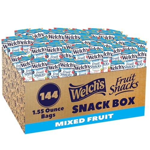 Welch's Mixed Fruit Snacks 1.55-oz. 144-Pack: $48.76 Welch's Mixed Fruit Snacks 1.55-oz. 144-Pack: $48.76