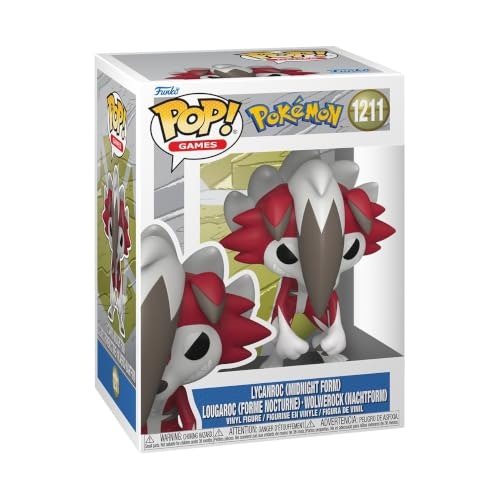 Funko Pop! Pokemon Lycanroc Midnight Form Vinyl Figure: $11.24 Funko Pop! Pokemon Lycanroc Midnight Form Vinyl Figure: $11.24