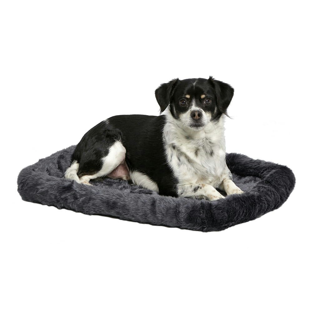 Midwest Homes for Pets QuietTime 24-inch Bolstered Fleece Crate Bed: $12.84